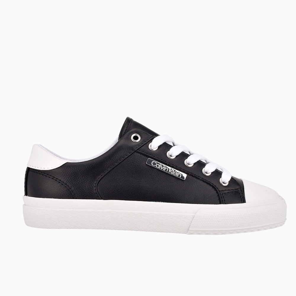 Women’s Calvin Klein Black Teona Logo Sneaker Shoes